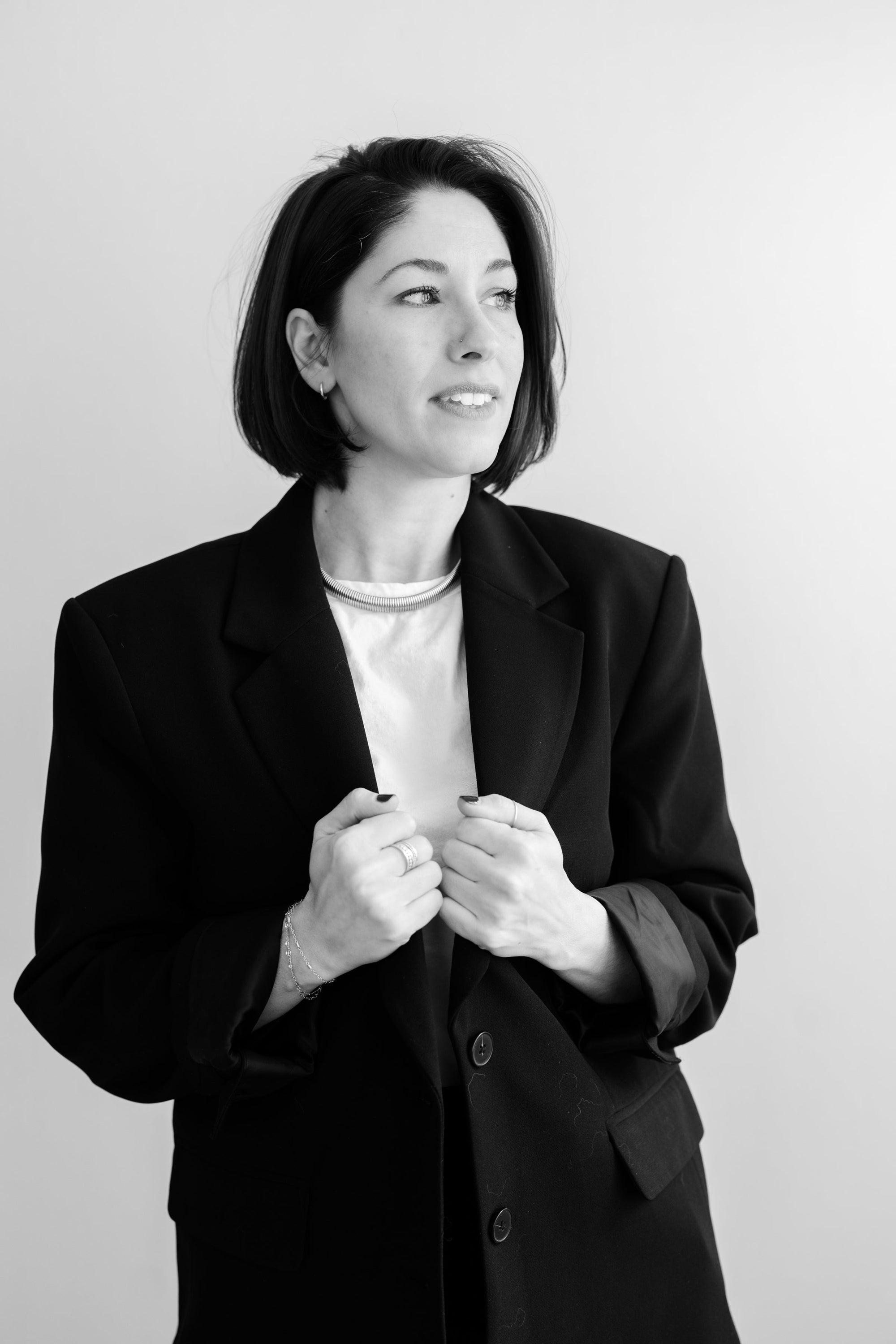 a portrait of a fashion stylist 