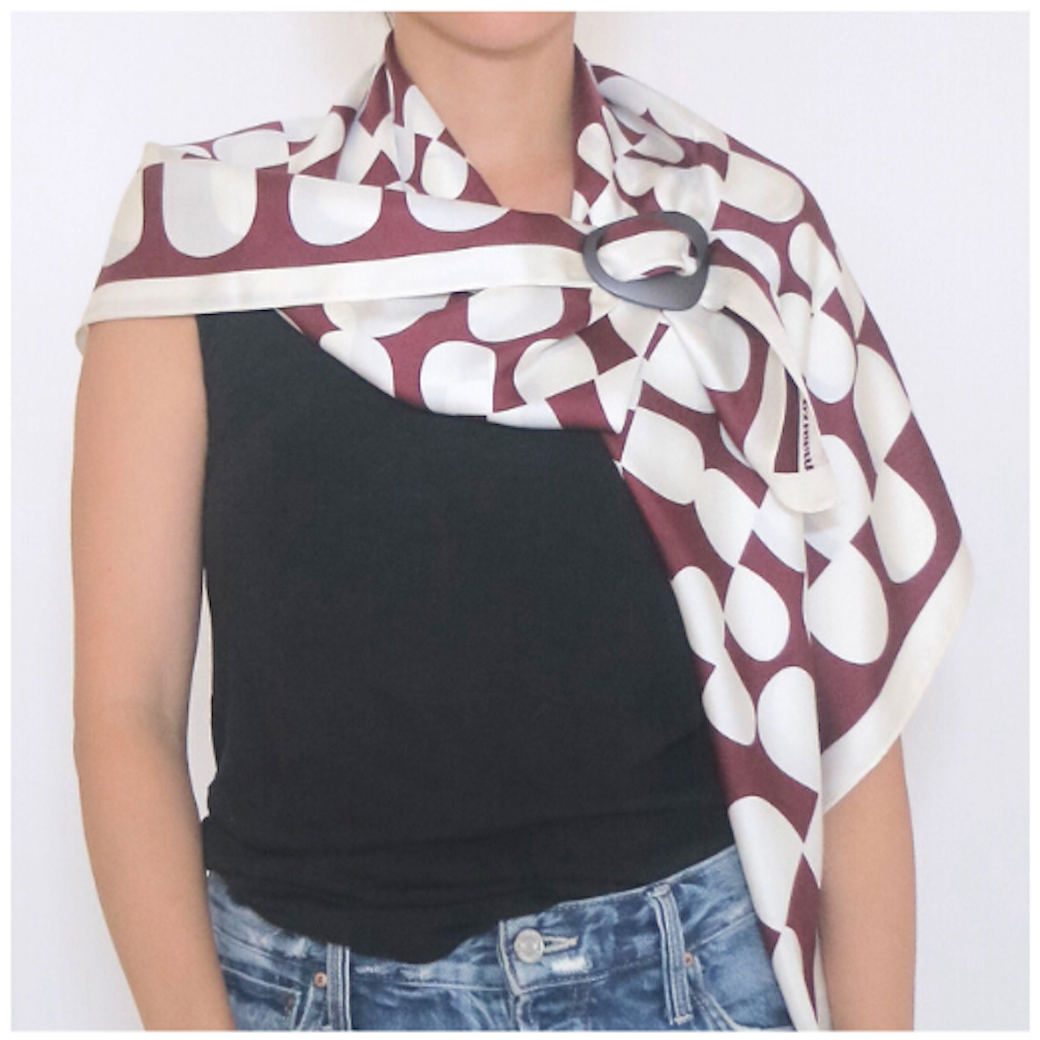 Magnetic Fabric Clips: My Secret 4 Steps to the Perfect Asymmetrical Scarf Cape